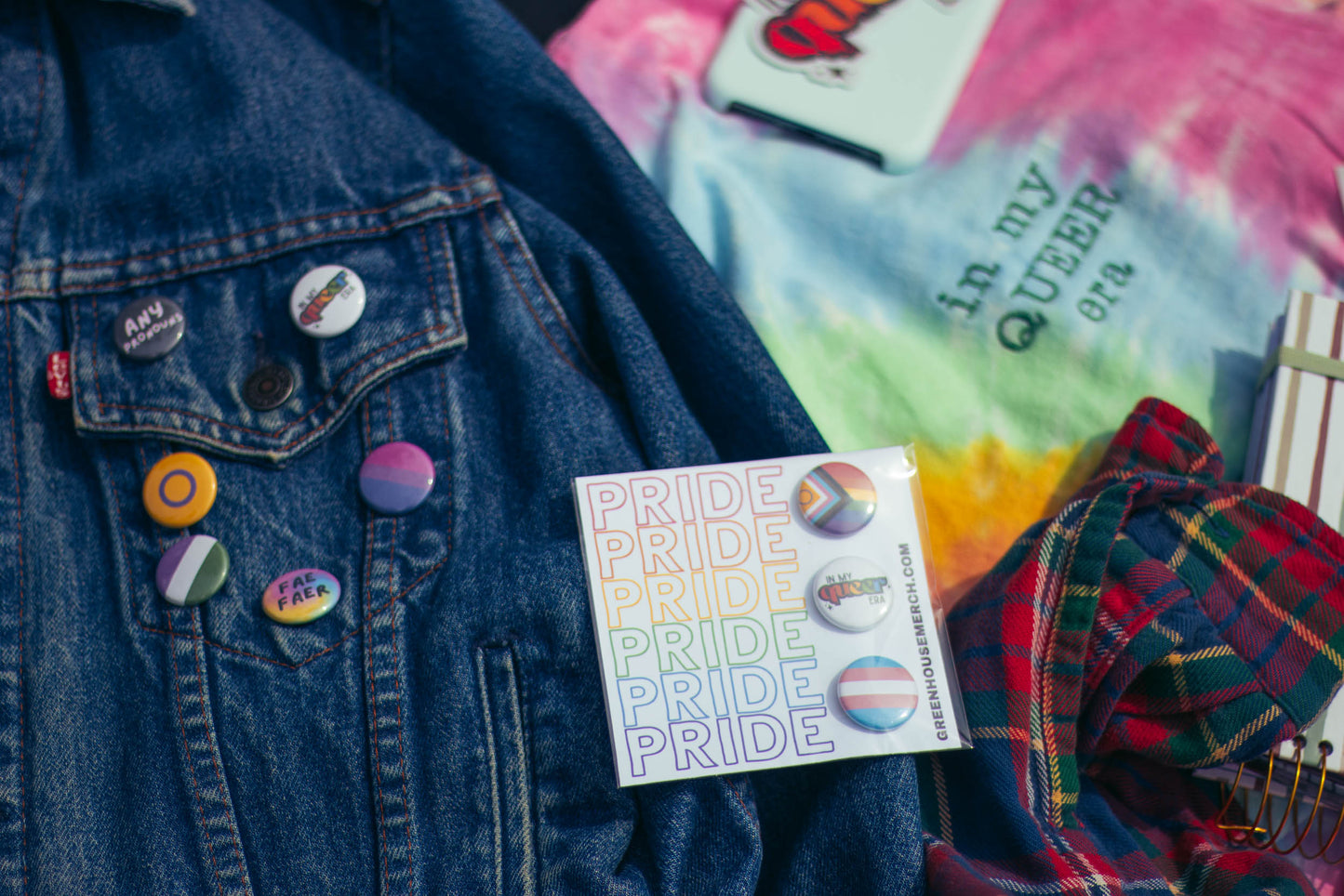 Pride Flag Button