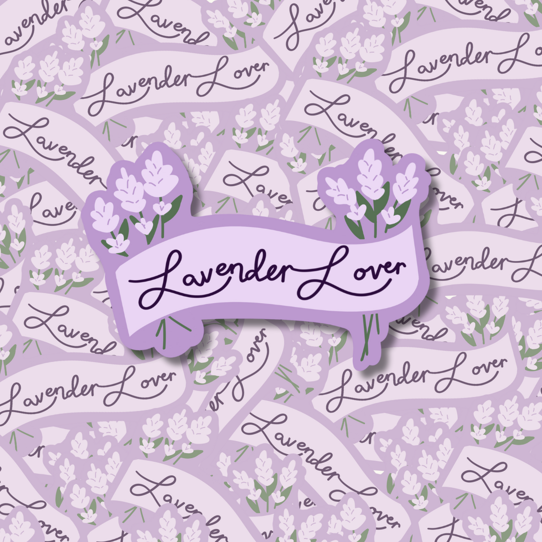 "lavender lover" Sticker
