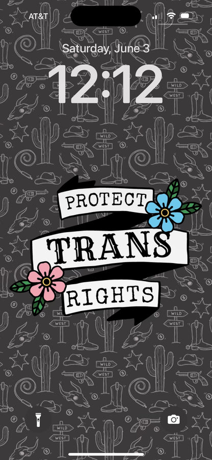 "protect trans rights" Wallpaper