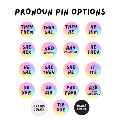 Pronoun Button